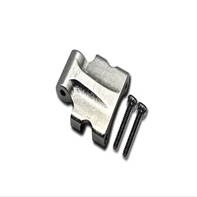 Axial 1:24 SCX24 Deadbolt AXI90081 Upgrade Parts Aluminum Rear Upper Tie Rod Connector - 3Pc Set Silver