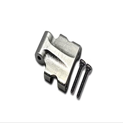 Axial 1:24 SCX24 Deadbolt AXI90081 Upgrade Parts Aluminum Rear Upper Tie Rod Connector - 3Pc Set Silver