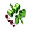Team Corally 1/10 Sketer XL4S C-00191 Upgrade Parts Aluminum Front Knuckle Arm - 6Pc Set Green view 1