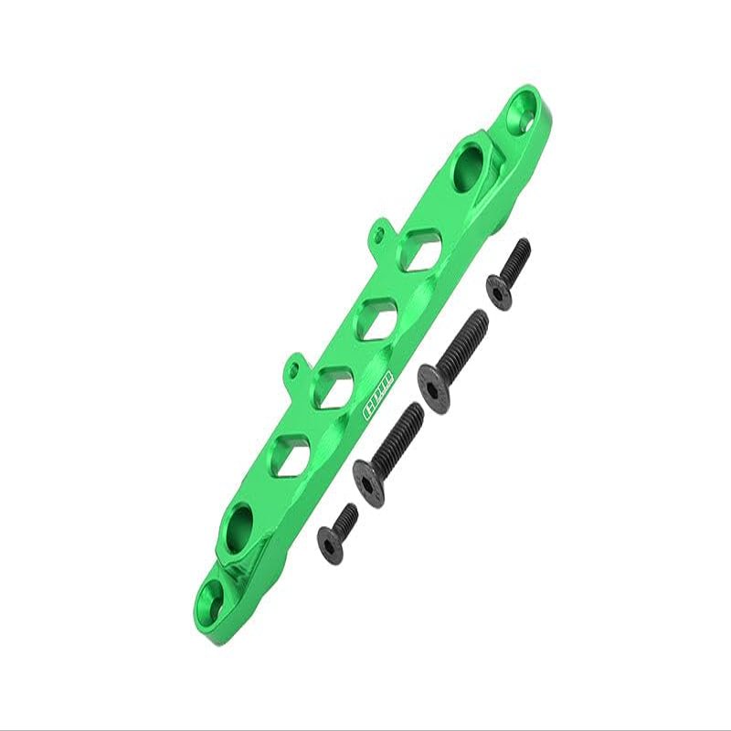 Aluminum Front Chassis Brace For Axial 1/6 SCX6 Jeep JLU Wrangler AXI05000-5Pc Set Green