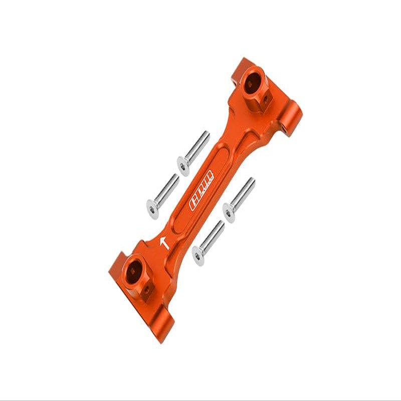 Aluminum Rear Chassis Brace For Axial 1/6 SCX6 Jeep JLU Wrangler AXI05000-5Pc Set Orange