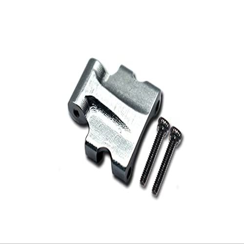 Axial 1:24 SCX24 Deadbolt AXI90081 Upgrade Parts Aluminum Rear Upper Tie Rod Connector - 3Pc Set Gray Silver