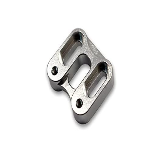 Aluminum Front Knuckle Servo Mount For Axial 1/6 SCX6 Jeep JLU Wrangler AXI05000-1Pc Set Silver