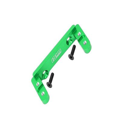 Aluminum 2-Speed Transmission Servo Mount For Axial 1/6 SCX6 Jeep JLU Wrangler AXI05000-3Pc Set Green