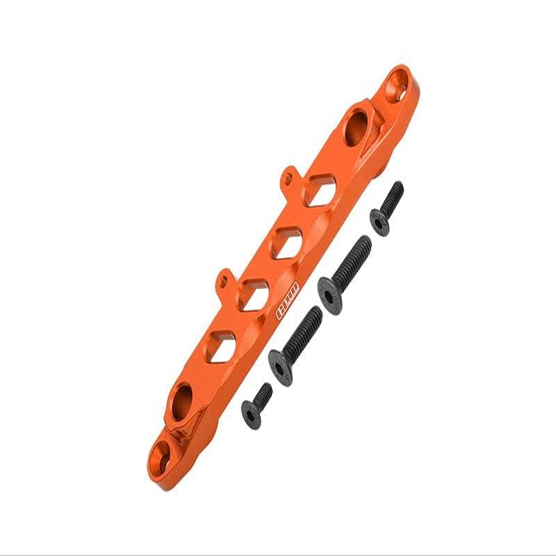 Aluminum Front Chassis Brace For Axial 1/6 SCX6 Jeep JLU Wrangler AXI05000-5Pc Set Orange