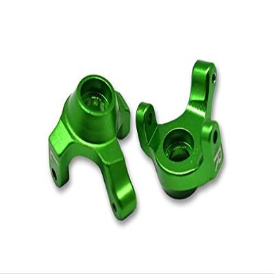 Axial 1:24 SCX24 Deadbolt AXI90081 Upgrade Parts Aluminum Front Knuckle Arm - 2Pc Set Green