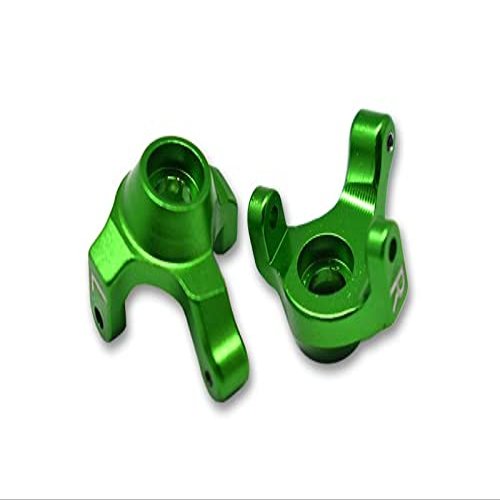 Axial 1:24 SCX24 Deadbolt AXI90081 Upgrade Parts Aluminum Front Knuckle Arm - 2Pc Set Green