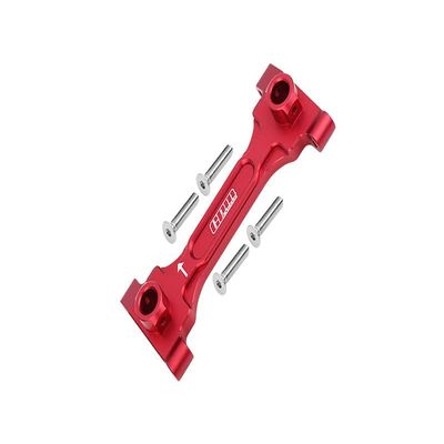 Aluminum Rear Chassis Brace For Axial 1/6 SCX6 Jeep JLU Wrangler AXI05000-5Pc Set Red