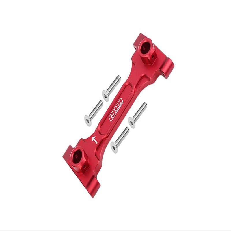Aluminum Rear Chassis Brace For Axial 1/6 SCX6 Jeep JLU Wrangler AXI05000-5Pc Set Red