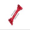 Aluminum Rear Chassis Brace For Axial 1/6 SCX6 Jeep JLU Wrangler AXI05000-5Pc Set Red view 1