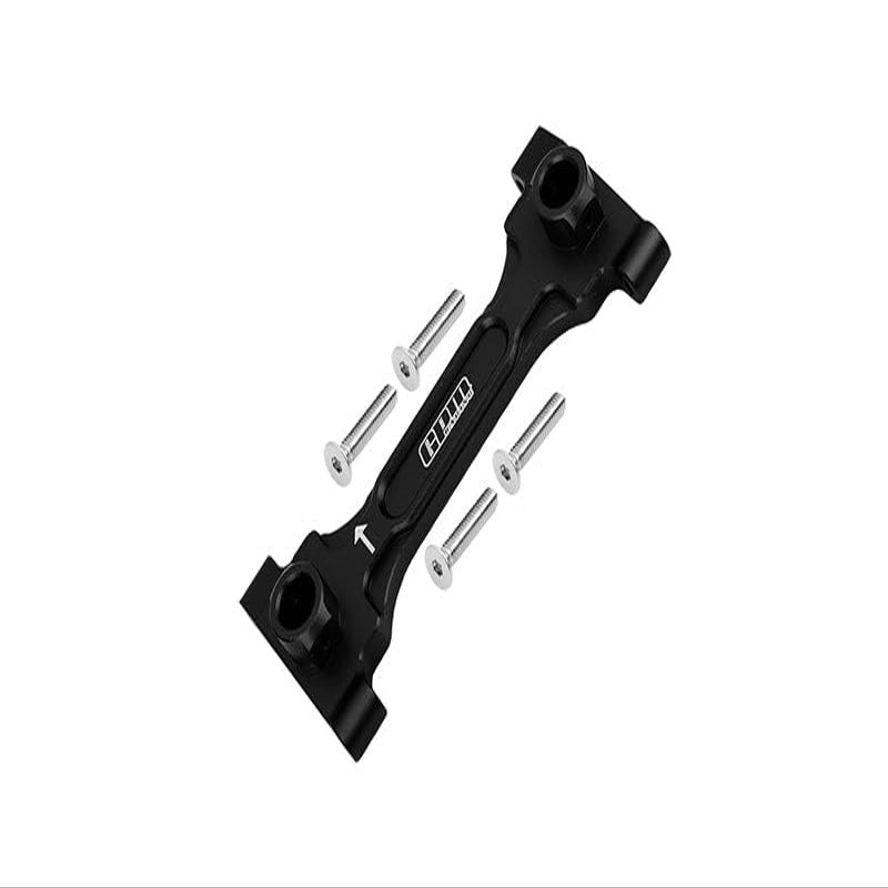 Aluminum Rear Chassis Brace For Axial 1/6 SCX6 Jeep JLU Wrangler AXI05000-5Pc Set Black