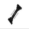 Aluminum Rear Chassis Brace For Axial 1/6 SCX6 Jeep JLU Wrangler AXI05000-5Pc Set Black view 1