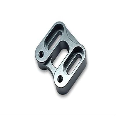 Aluminum Front Knuckle Servo Mount For Axial 1/6 SCX6 Jeep JLU Wrangler AXI05000-1Pc Set Gray Silver