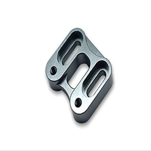 Aluminum Front Knuckle Servo Mount For Axial 1/6 SCX6 Jeep JLU Wrangler AXI05000-1Pc Set Gray Silver