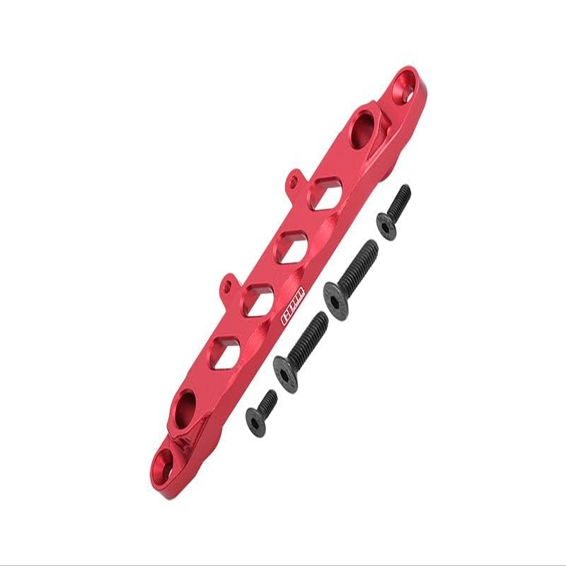 Aluminum Front Chassis Brace For Axial 1/6 SCX6 Jeep JLU Wrangler AXI05000-5Pc Set Red
