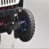 Axial 1:24 SCX24 Deadbolt AXI90081 Upgrade Parts Aluminum Front Knuckle Arm - 2Pc Set Orange view 2