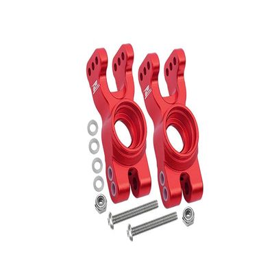 Team Corally 1/10 Sketer XL4S C-00191 Upgrade Parts Aluminum Rear Knuckle Arm - 10Pc Set Red