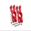 Team Corally 1/10 Sketer XL4S C-00191 Upgrade Parts Aluminum Rear Knuckle Arm - 10Pc Set Red view 1