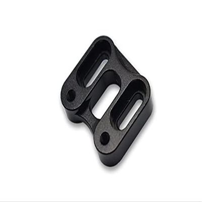 Aluminum Front Knuckle Servo Mount For Axial 1/6 SCX6 Jeep JLU Wrangler AXI05000-1Pc Set Black