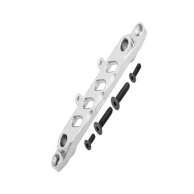 Aluminum Front Chassis Brace For Axial 1/6 SCX6 Jeep JLU Wrangler AXI05000-5Pc Set Silver