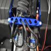 Aluminum Front Chassis Brace For Axial 1/6 SCX6 Jeep JLU Wrangler AXI05000-5Pc Set Silver view 3