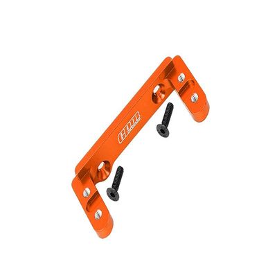 Aluminum 2-Speed Transmission Servo Mount For Axial 1/6 SCX6 Jeep JLU Wrangler AXI05000-3Pc Set Orange
