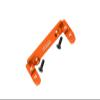 Aluminum 2-Speed Transmission Servo Mount For Axial 1/6 SCX6 Jeep JLU Wrangler AXI05000-3Pc Set Orange view 1