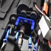 Aluminum 2-Speed Transmission Servo Mount For Axial 1/6 SCX6 Jeep JLU Wrangler AXI05000-3Pc Set Orange view 2