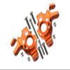Aluminum Front Knuckle Arms For Axial 1/6 SCX6 Jeep JLU Wrangler AXI05000-12Pc Set Orange view 1