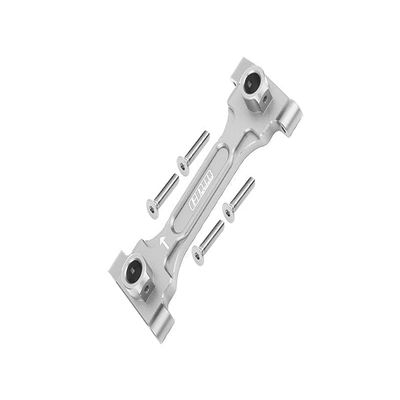 Aluminum Rear Chassis Brace For Axial 1/6 SCX6 Jeep JLU Wrangler AXI05000-5Pc Set Silver