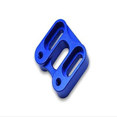 Aluminum Front Knuckle Servo Mount For Axial 1/6 SCX6 Jeep JLU Wrangler AXI05000-1Pc Set Blue