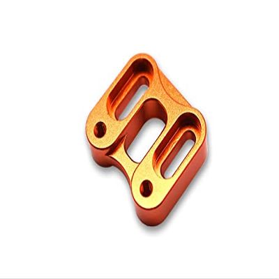 Aluminum Front Knuckle Servo Mount For Axial 1/6 SCX6 Jeep JLU Wrangler AXI05000-1Pc Set Orange