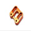 Aluminum Front Knuckle Servo Mount For Axial 1/6 SCX6 Jeep JLU Wrangler AXI05000-1Pc Set Orange view 1