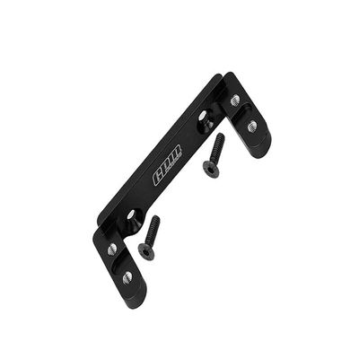Aluminum 2-Speed Transmission Servo Mount For Axial 1/6 SCX6 Jeep JLU Wrangler AXI05000-3Pc Set Black