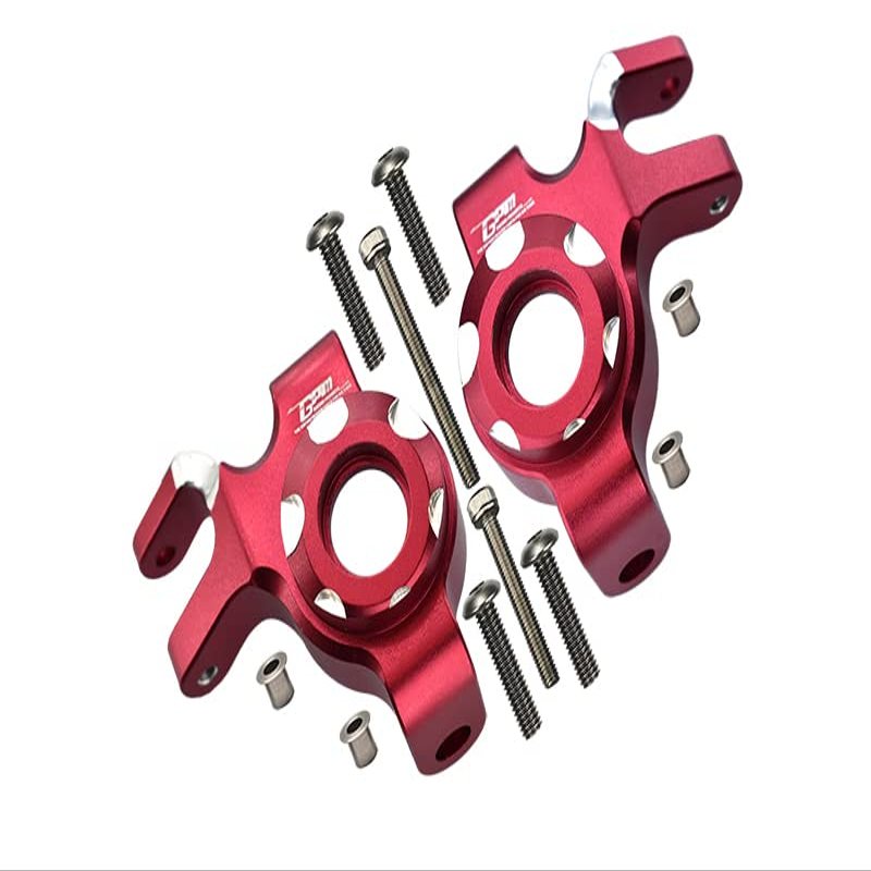 Aluminum Front Knuckle Arms For Axial 1/6 SCX6 Jeep JLU Wrangler AXI05000-12Pc Set Red