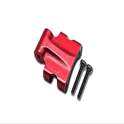Axial 1:24 SCX24 Deadbolt AXI90081 Upgrade Parts Aluminum Rear Upper Tie Rod Connector - 3Pc Set Red