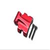 Axial 1:24 SCX24 Deadbolt AXI90081 Upgrade Parts Aluminum Rear Upper Tie Rod Connector - 3Pc Set Red view 1