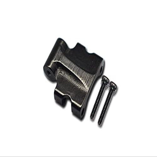 Axial 1:24 SCX24 Deadbolt AXI90081 Upgrade Parts Aluminum Rear Upper Tie Rod Connector - 3Pc Set Black