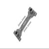 Aluminum Rear Chassis Brace For Axial 1/6 SCX6 Jeep JLU Wrangler AXI05000-5Pc Set Gray Silver view 1