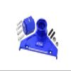 Aluminum Alloy Rear Spare Wheel Positioning Bracket For Axial 1/6 SCX6 Jeep JLU Wrangler AXI05000-10Pc Set Blue view 1