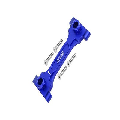 Aluminum Rear Chassis Brace For Axial 1/6 SCX6 Jeep JLU Wrangler AXI05000-5Pc Set Blue