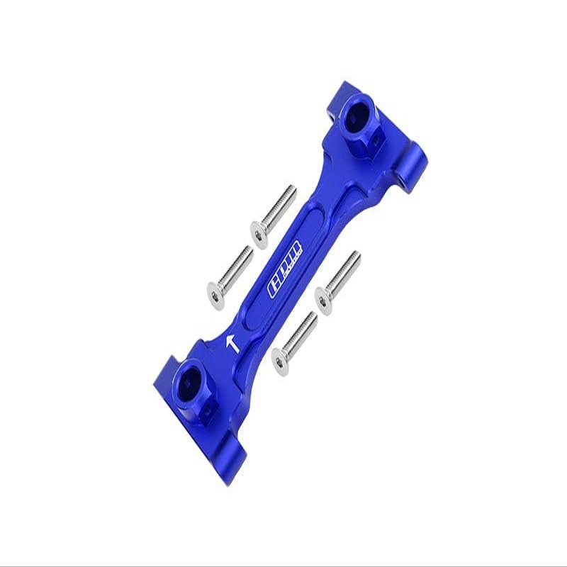 Aluminum Rear Chassis Brace For Axial 1/6 SCX6 Jeep JLU Wrangler AXI05000-5Pc Set Blue