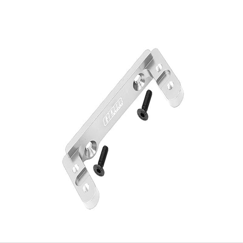 Aluminum 2-Speed Transmission Servo Mount For Axial 1/6 SCX6 Jeep JLU Wrangler AXI05000-3Pc Set Silver