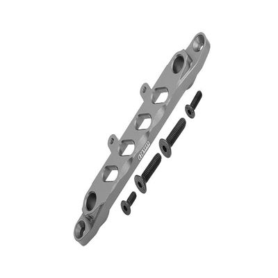 Aluminum Front Chassis Brace For Axial 1/6 SCX6 Jeep JLU Wrangler AXI05000-5Pc Set Gray Silver