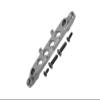 Aluminum Front Chassis Brace For Axial 1/6 SCX6 Jeep JLU Wrangler AXI05000-5Pc Set Gray Silver view 1