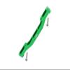 Aluminum Front Lower Chassis Link Parts For Axial 1/6 SCX6 Jeep JLU Wrangler AXI05000-3Pc Set Green view 1