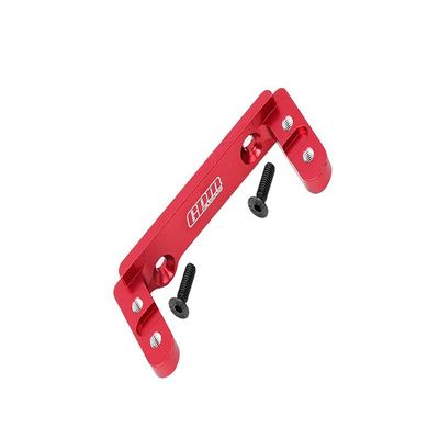 Aluminum 2-Speed Transmission Servo Mount For Axial 1/6 SCX6 Jeep JLU Wrangler AXI05000-3Pc Set Red