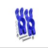 Team Corally 1/10 Sketer XL4S C-00191 Upgrade Parts Aluminum Rear Knuckle Arm - 10Pc Set Blue view 1