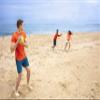 WAHU 100% Waterproof Beach Football with Real Laces for in and Out of Water Play, 9" Outdoor Football for Pool and Beach Games, Orange view 4