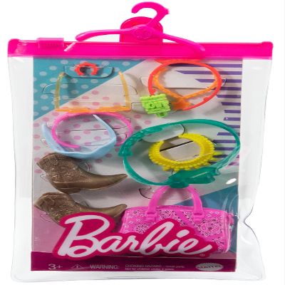 Barbie Accessories Western Pack with 11 Storytelling Pieces for Barbie Dolls